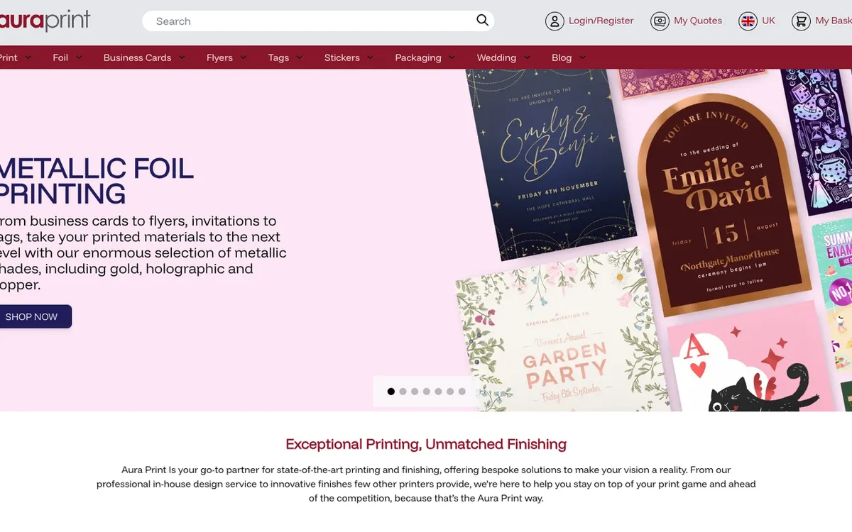 Aura Print homepage. Print-on-demand specialist for custom tarot cards and oracle decks on multiple card stocks.