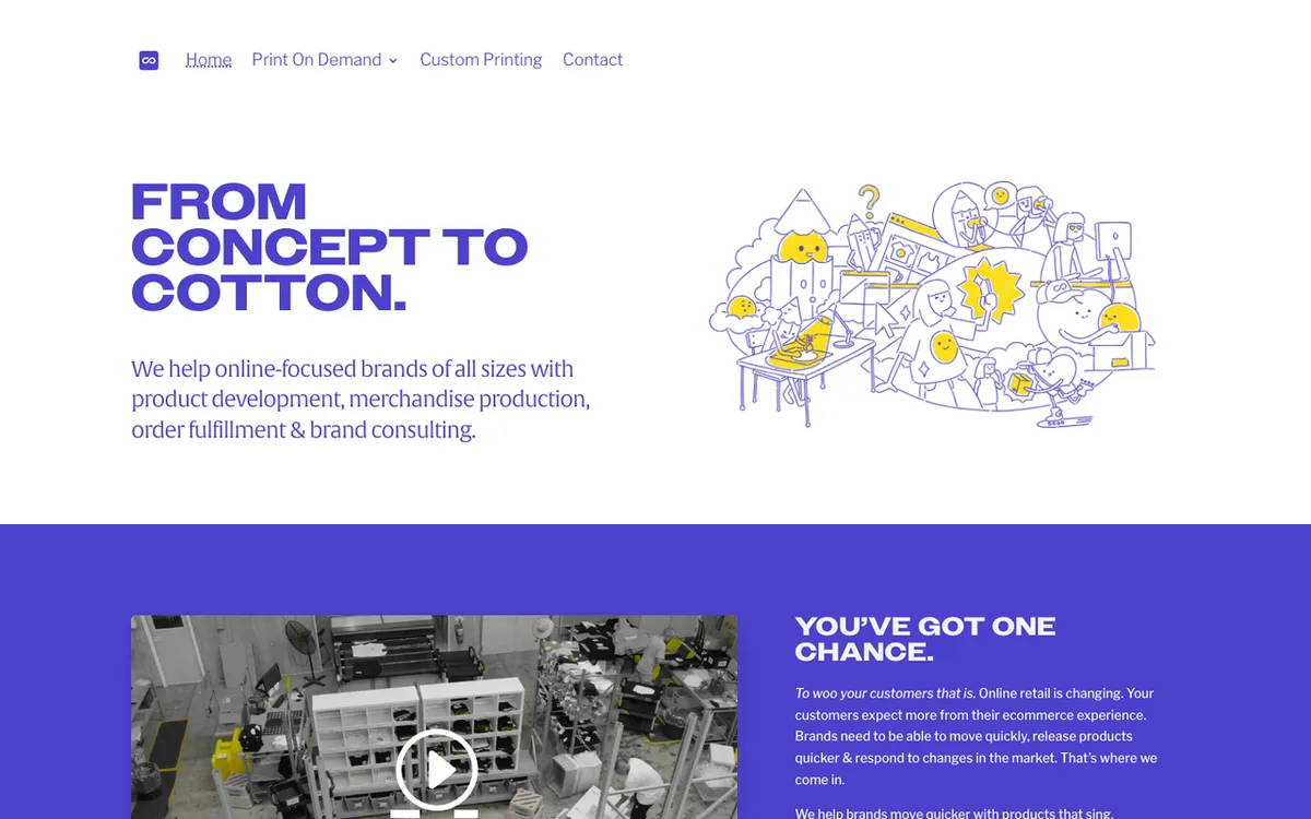 Constant Supply homepage. Australian print-on-demand service for custom designs with auto Shopify publishing.