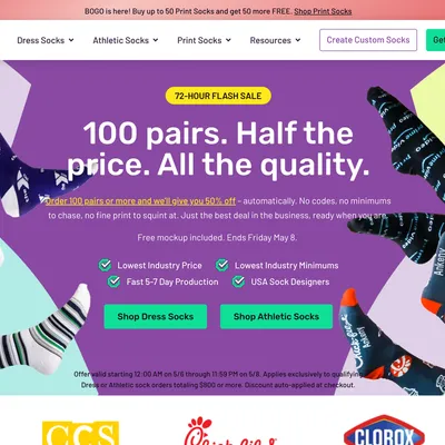 Custom Sock Shop