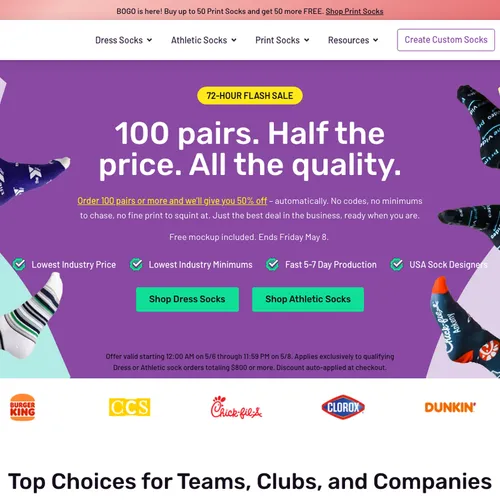 Custom Sock Shop
