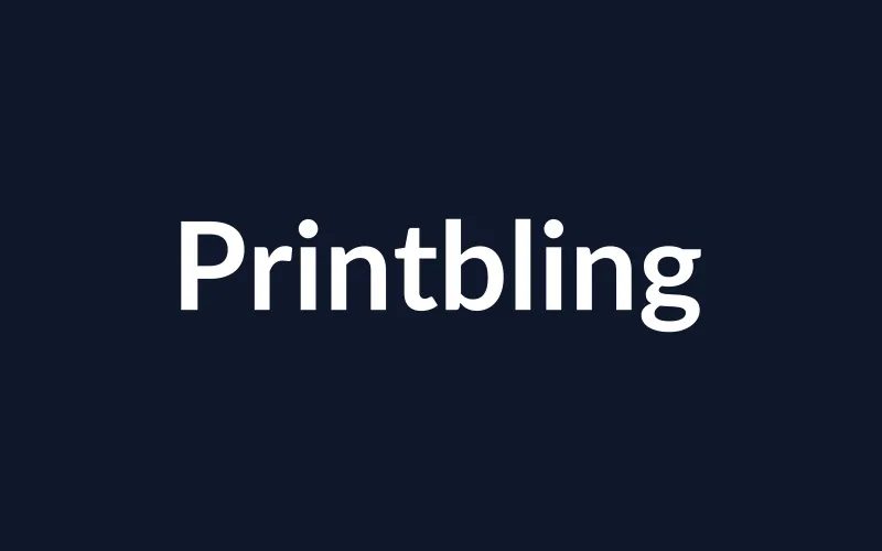 Printbling