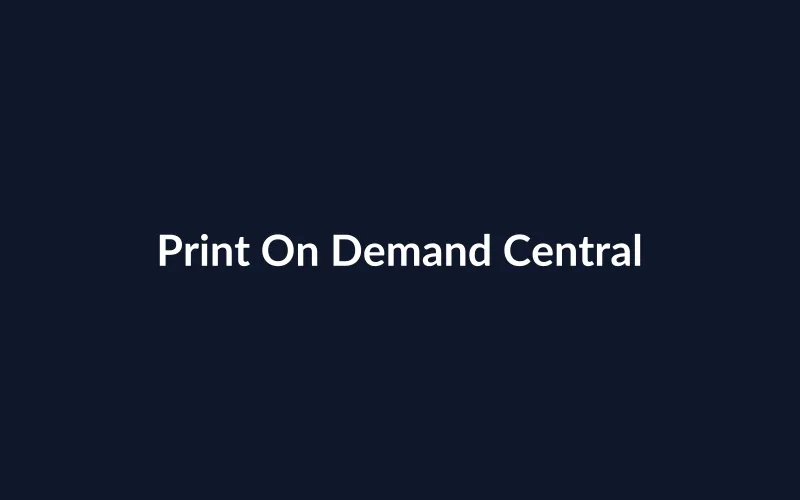 Print On Demand Central