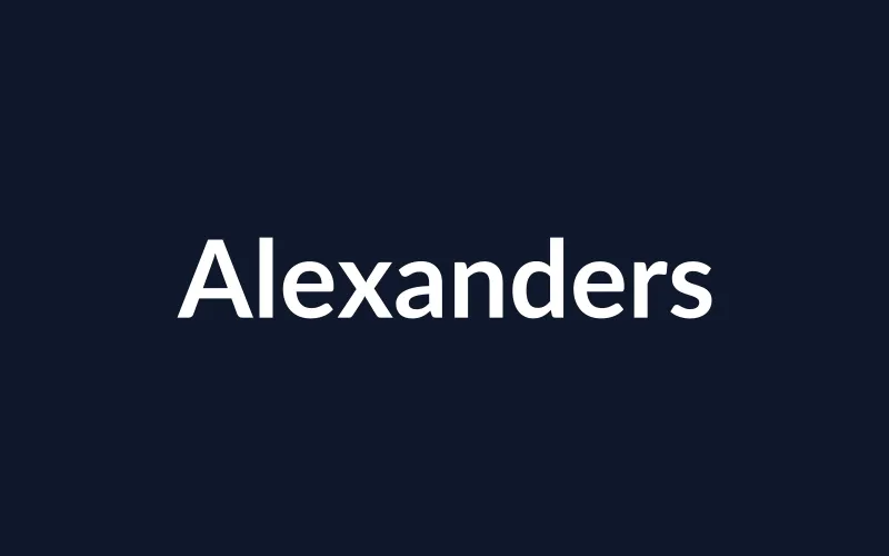 https://placehold.co/800x500/0f172a/ffffff?text=Alexanders