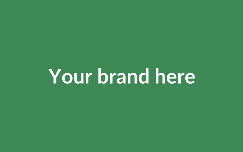 Sponsorship slot — your brand here