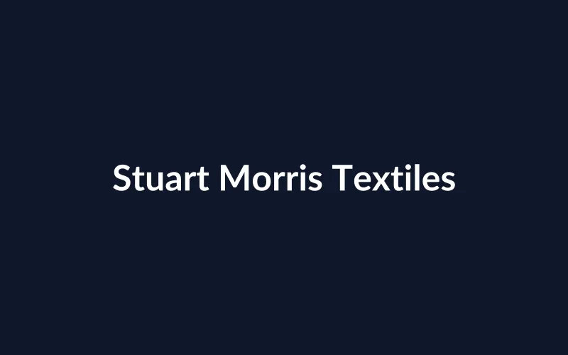 https://placehold.co/800x500/0f172a/ffffff?text=Stuart%20Morris%20Textiles
