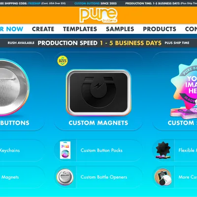 PureButtons