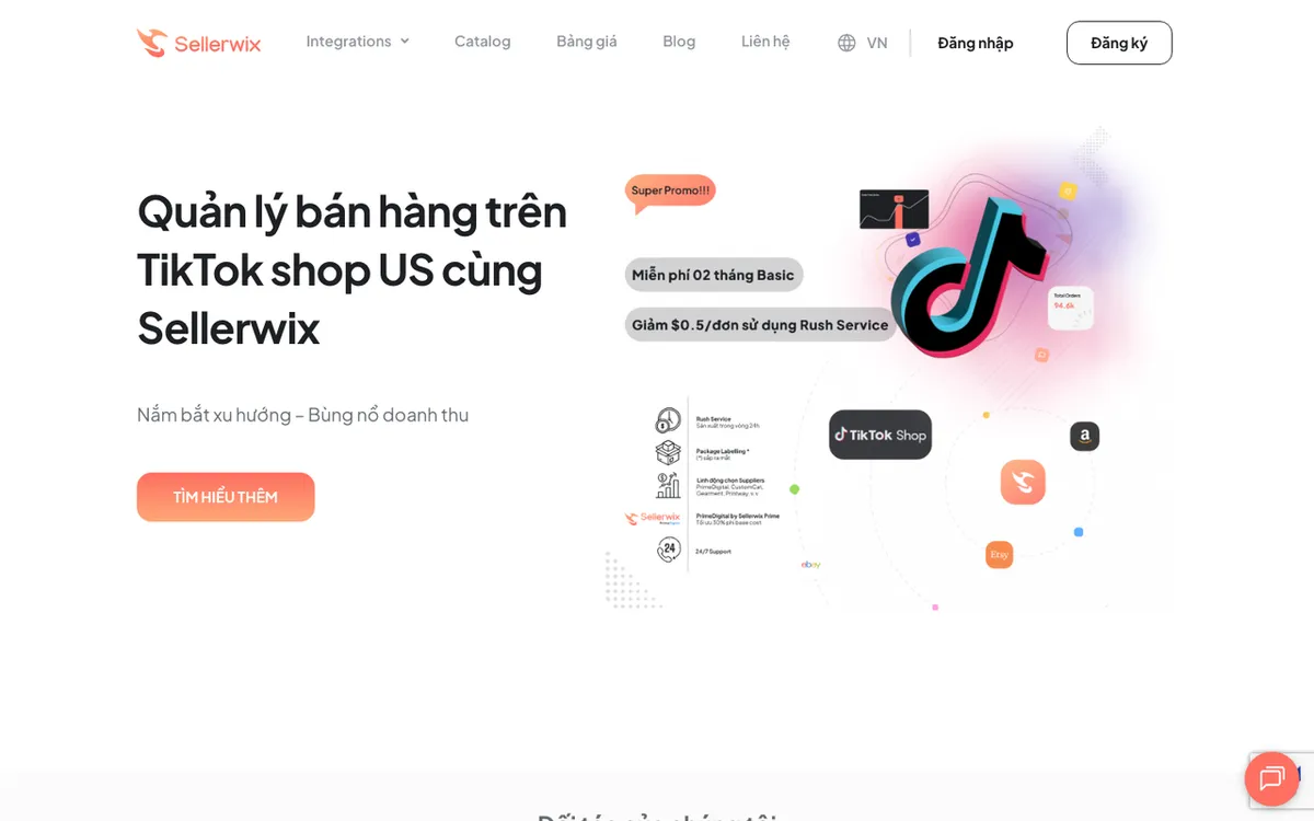 Sellerwix homepage. Print-on-demand toolkit for designing, mocking up and listing custom products on Shopify.