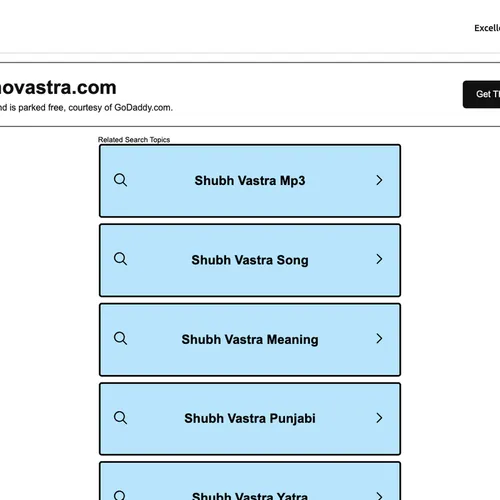 SHUBHOVASTRA