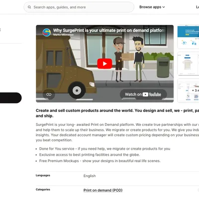 Surge Print: Print on Demand