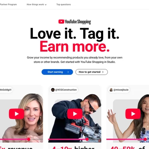 YouTube Shopping